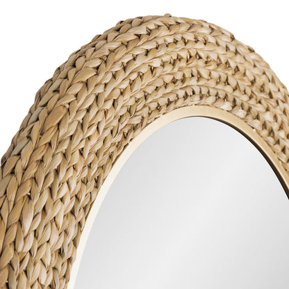 COMING SOON - Athena 40" Round Wall Mirror Natural