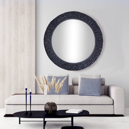 COMING SOON - Athena 40" Round Wall Mirror Midnight Blue