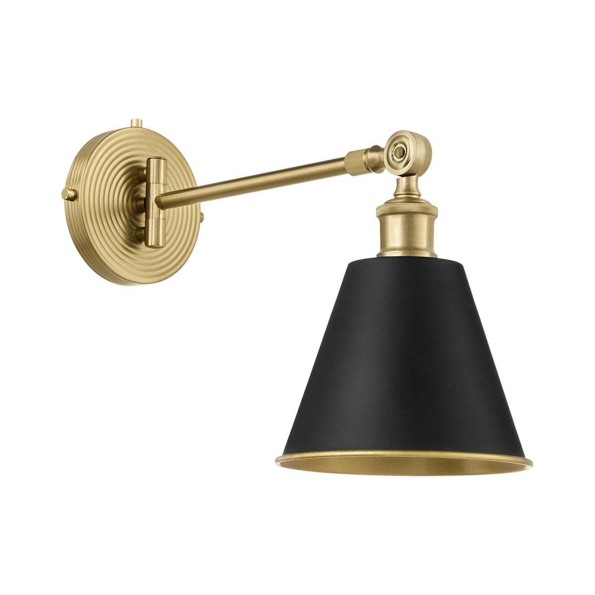 Bailey 1 Light Wall Pendant - Matte Black