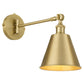 Bailey 1 Light Wall Pendant - Aged Brass