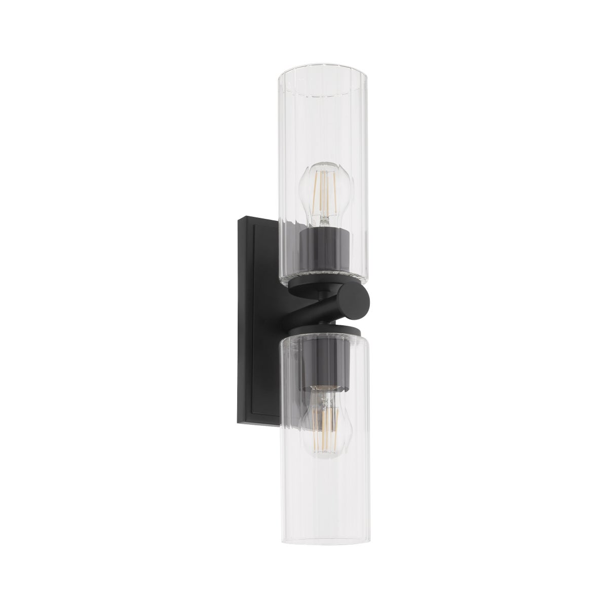 Mercier 2 Light Wall Mount - Matte Black