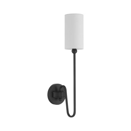 Charlotte 1 Light Wall Mount - Matte Black