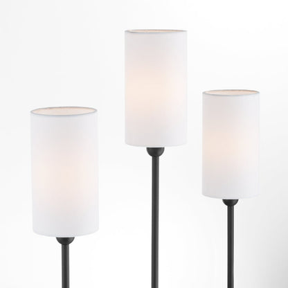 Charlotte 3 Light Wall Mount - Matte Black