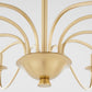 Maryse 10 Light Chandelier - Aged Brass