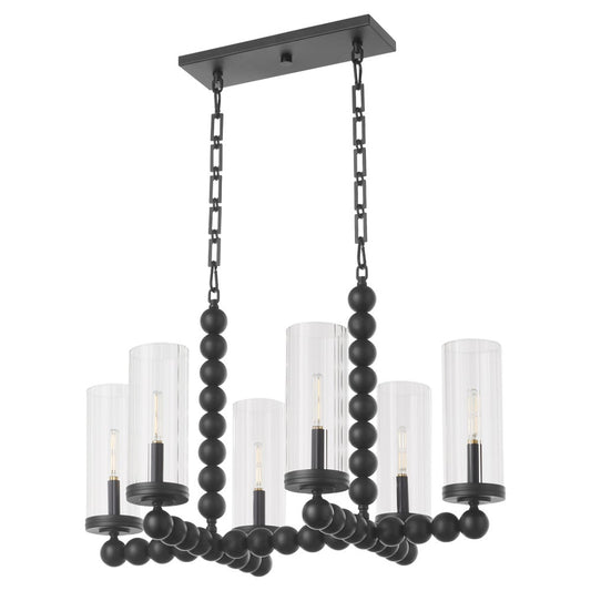 Lee Boulevard 6 Light Linear - Matte Black