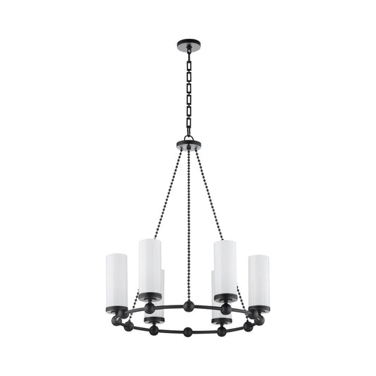 Lee Boulevard 6 Light Chandelier - Matte Black