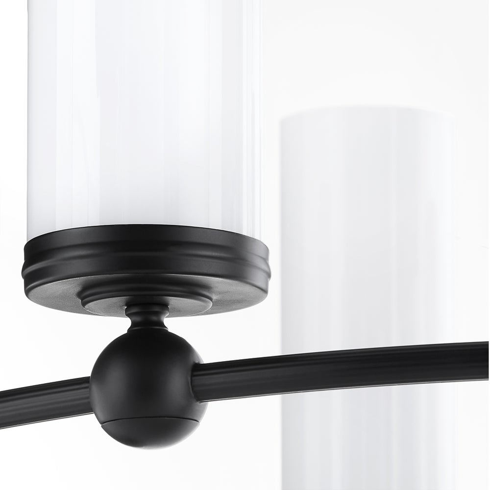 Lee Boulevard 8 Light Chandelier - Matte Black