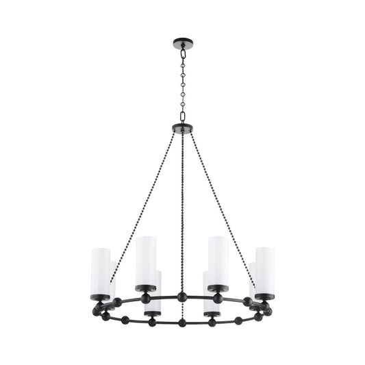 Lee Boulevard 8 Light Chandelier - Matte Black