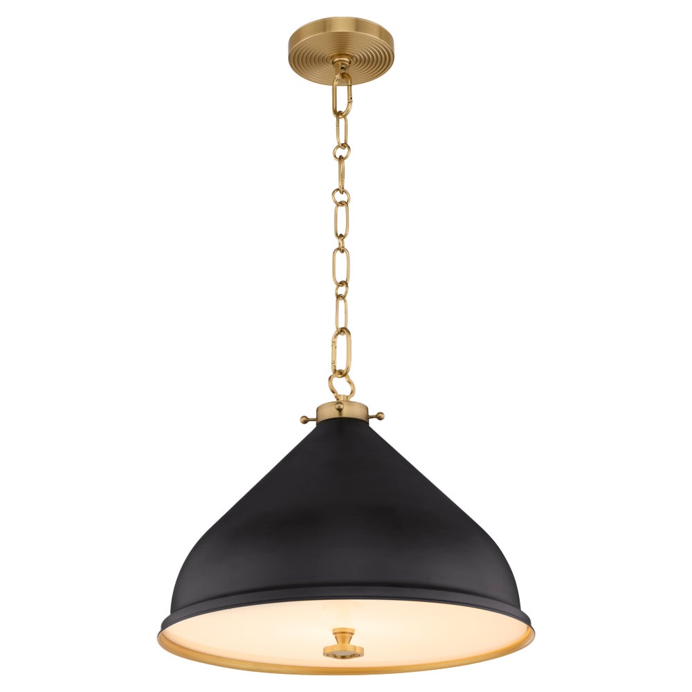 Bonnel 16” Pendant - Matte Black