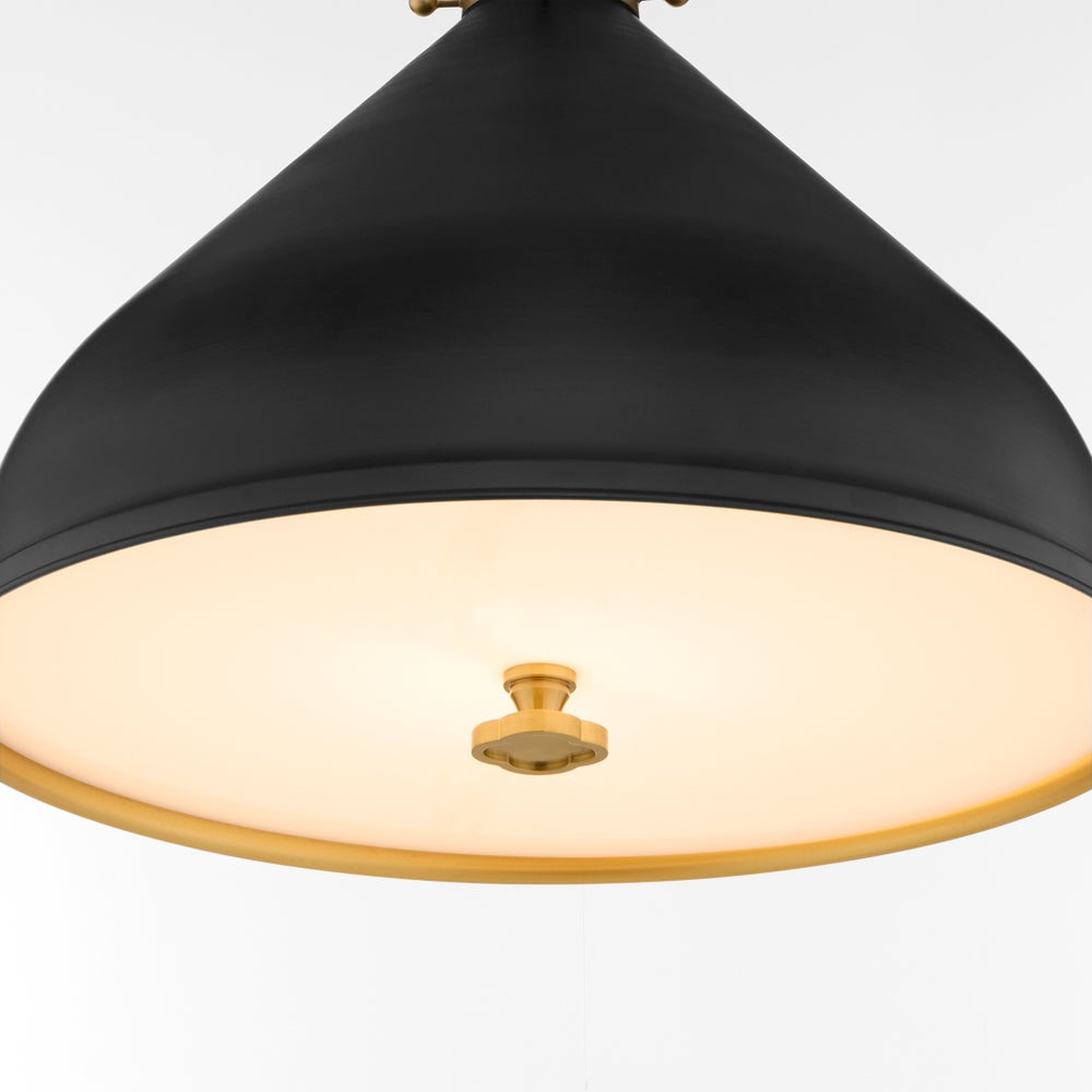 Bonnel 16” Pendant - Matte Black