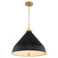 Bonnel 20” Pendant - Matte Black