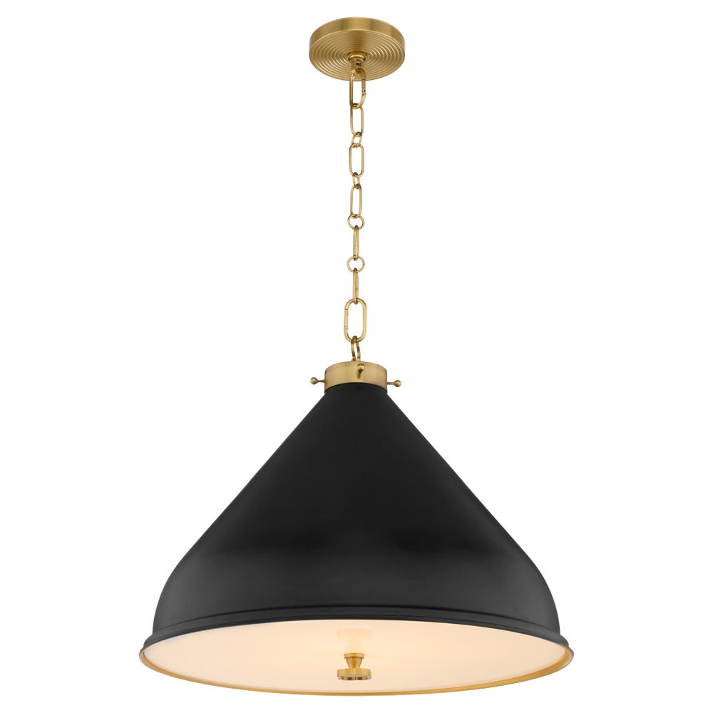 Bonnel 20” Pendant - Matte Black