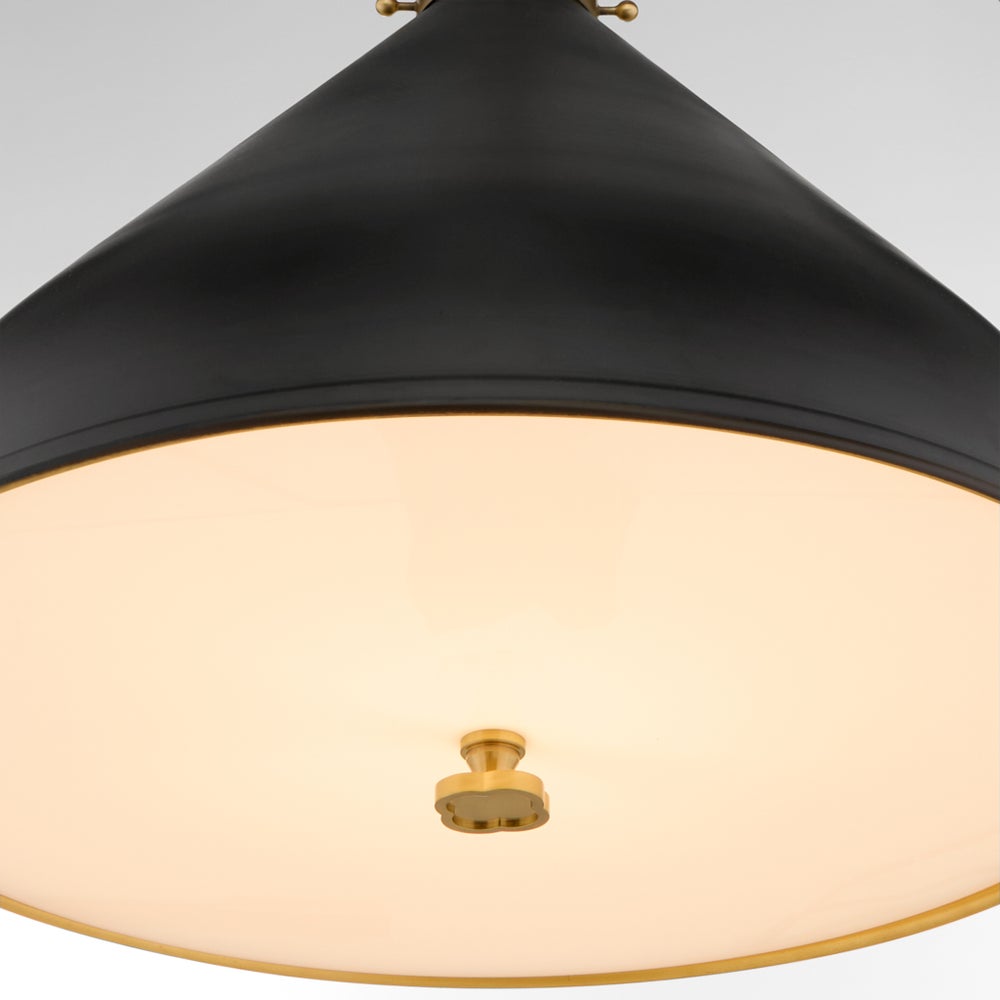 Bonnel 20” Pendant - Matte Black