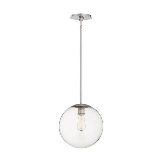 Satin Nickel Transitional Globe Pendant