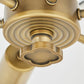 Belinder 6 Light Fabric Pendant - Aged Brass