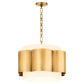 Belinder 4 Light Pendant - Aged Brass