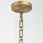 Belinder 4 Light Pendant - Aged Brass