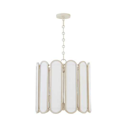 Belleview 4 Light Pendant - Washed Oak