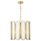 Belleview 4 Light Pendant - Aged Brass