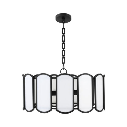 Belleview 5 Light Pendant - Matte Black