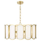 Belleview 5 Light Pendant - Aged Brass