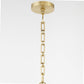 Belleview 5 Light Pendant - Aged Brass