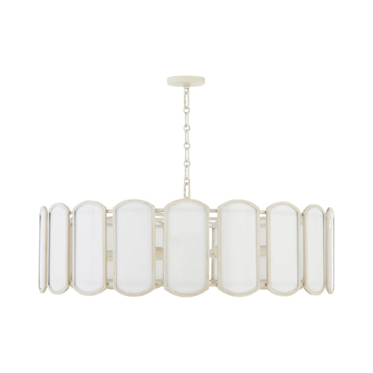 Belleview 8 Light Pendant - Washed Oak