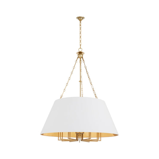 KARNES 42" 12-Light Pendant- Aged Brass