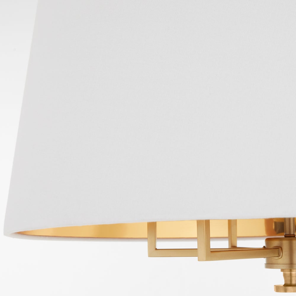 KARNES 26" 6-Light Pendant - Aged Brass