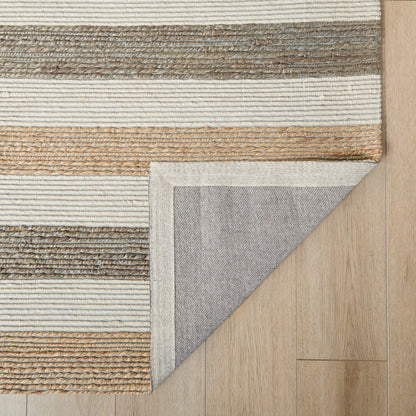 Natural Luxe Ivory Brown Rug