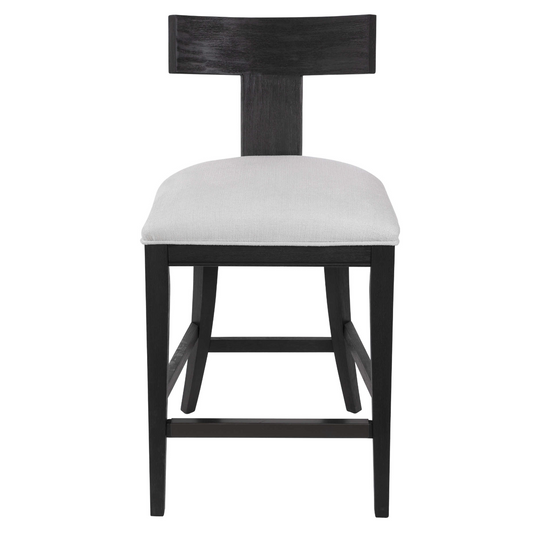 Charcoal Idris Counter Stool