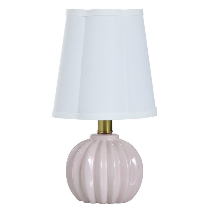 Ophelia Pink Peony Ceramic Lamp