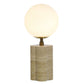 Amabel Travertine Stone Accent Lamp