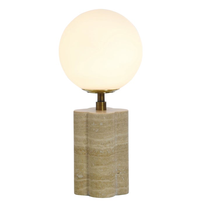 Amabel Travertine Stone Accent Lamp