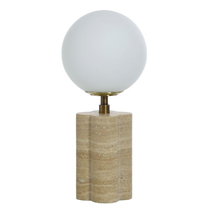 Amabel Travertine Stone Accent Lamp