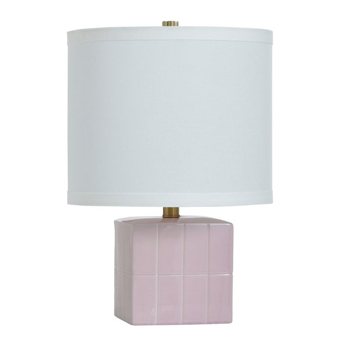 Matilda Pink Peony Ceramic Accent Lamp