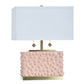 Edmund Pearl Blush Ceramic Table Lamp