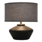 Gwendolyn Matte Black Cement Table Lamp