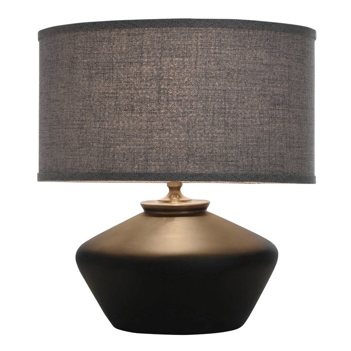 Gwendolyn Matte Black Cement Table Lamp