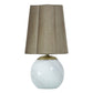 Rosalind Marble and Steel Accent Lamp - Brass