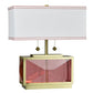 Celeste Blush Gold Pure Crystal Table Lamp