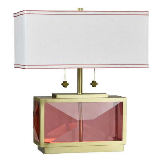 Celeste Blush Gold Pure Crystal Table Lamp