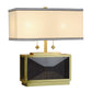 Celeste Smoke Gold Pure Crystal Table Lamp