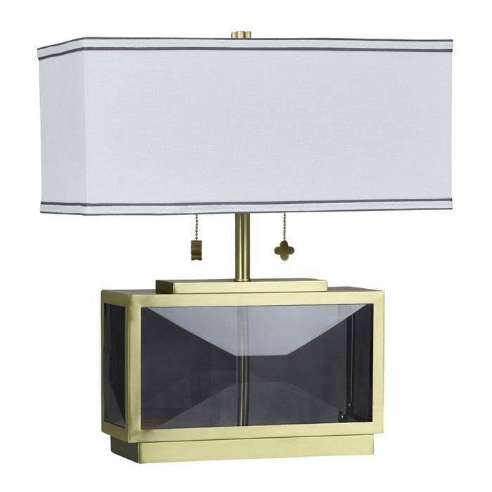 Celeste Smoke Gold Pure Crystal Table Lamp