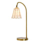 Verity Brass Table Lamp Formica Shade