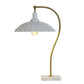 Penelope Brass Table Lamp with Metal Shade