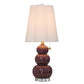 Ophelia Burgundy Ceramic Table Lamp