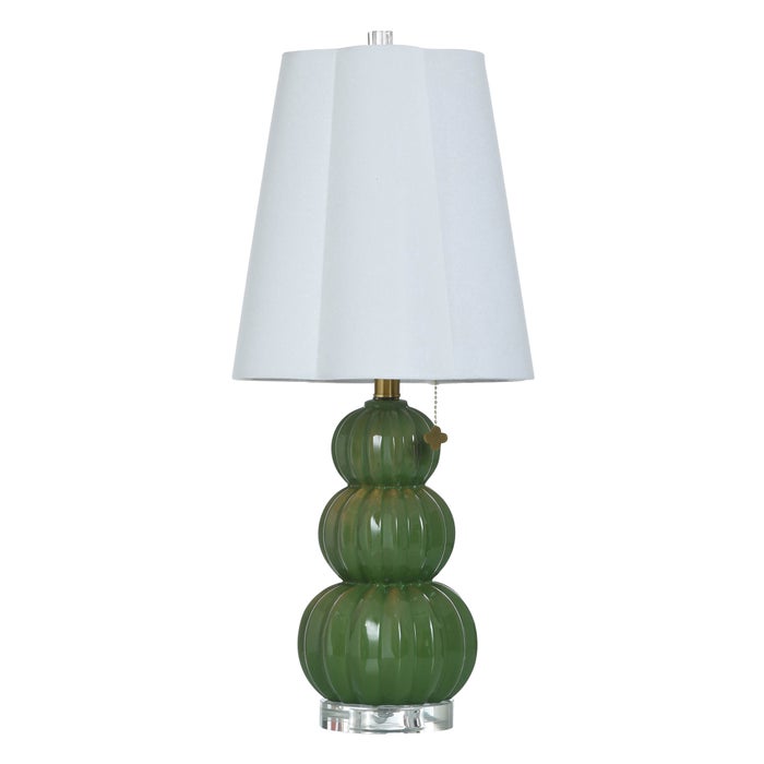 Ophelia Green Ceramic Table Lamp