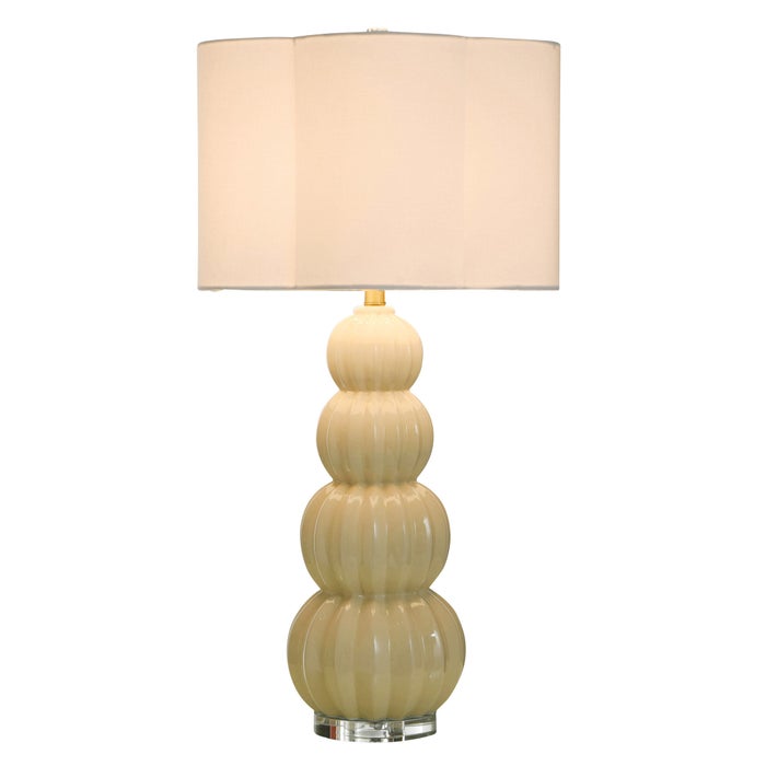 Ophelia Cream Ceramic Table Lamp