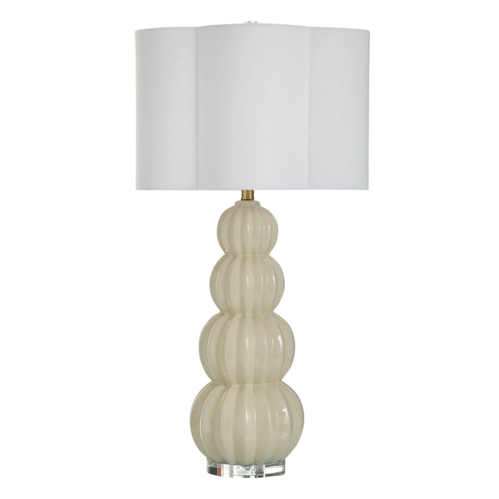 Ophelia Cream Ceramic Table Lamp